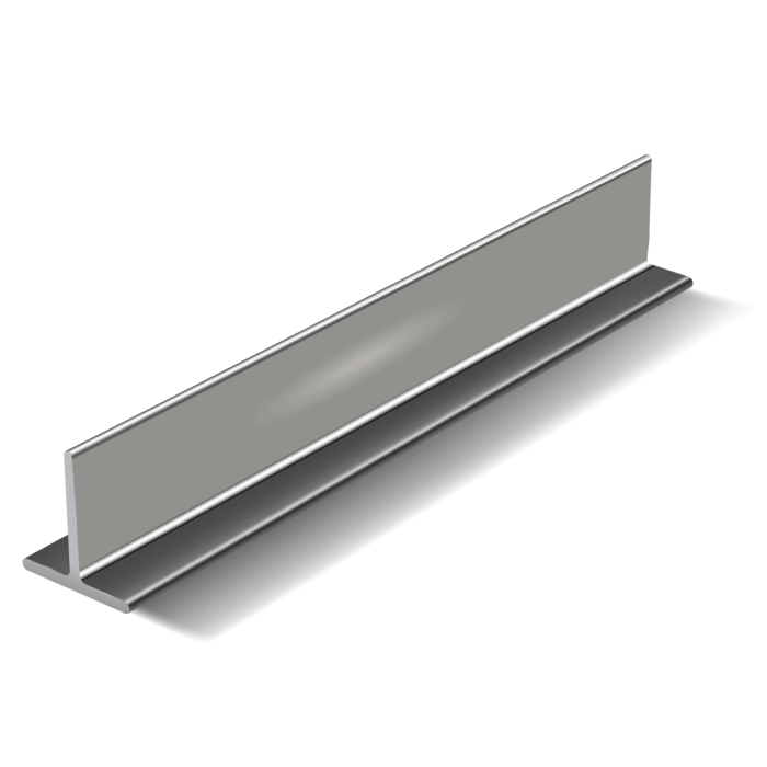 Profil T  - hliník - EN AW  6060