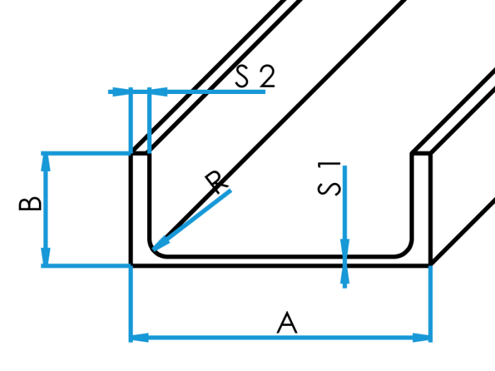 Profil UC valcovaný  - Železo - 11 523